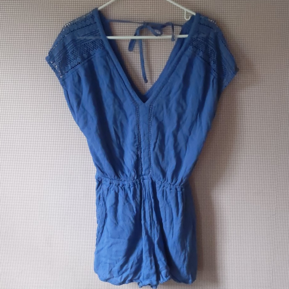 Abercrombie blue romper